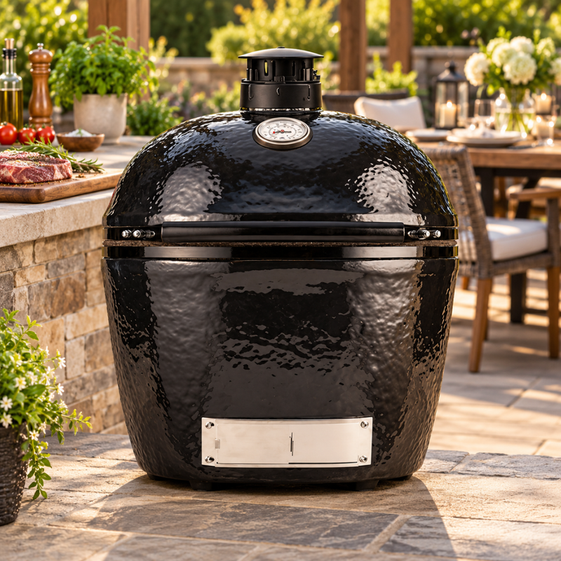 Primo Oval X-L 400 Ceramic Charcoal Grill PGCXLH (Grill Only)