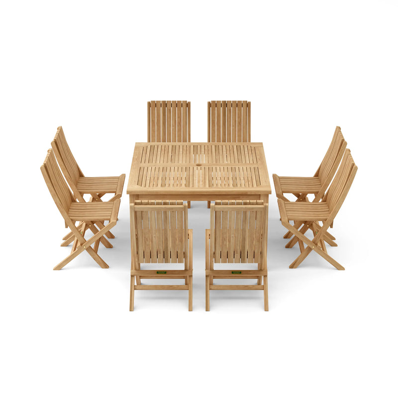 Anderson Teak Windsor Comfort 7-Pc Dining Table Set