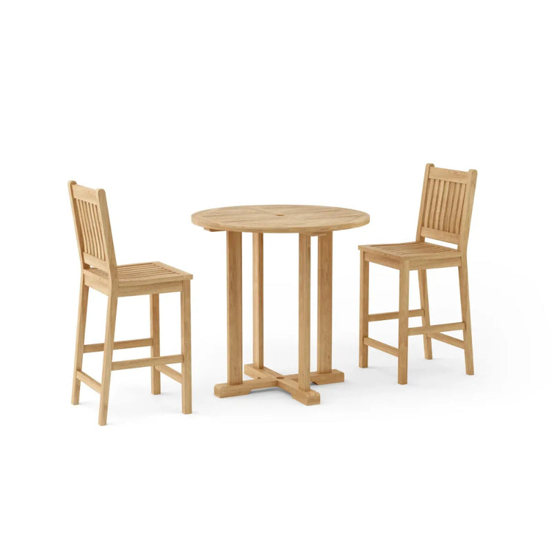 Anderson Teak Bahama Avalon 3-Pc Bar Set SET-09A