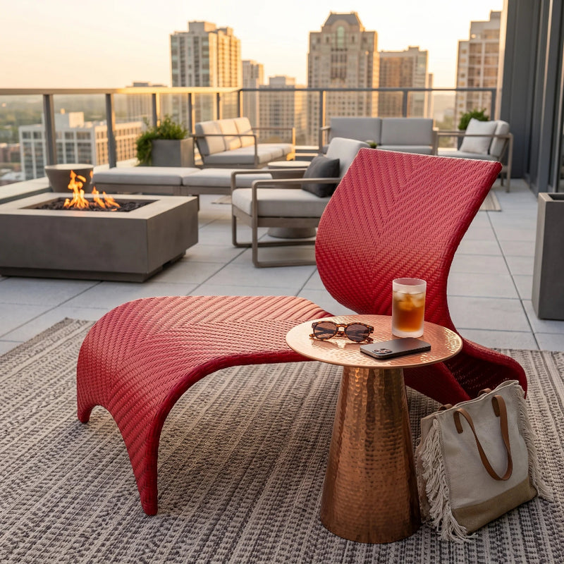 KANNOA Maui Leisure Chair - Ruby Red