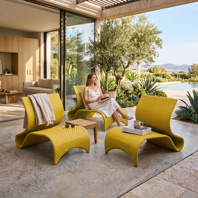 KANNOA Maui Leisure Chair - Citrine Yellow