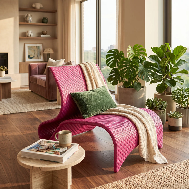 KANNOA Maui Leisure Chair - Ruby Fuschia