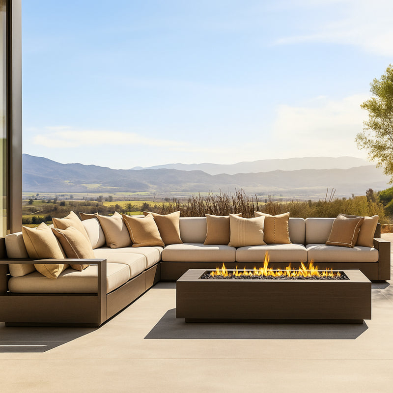 StoneLyte Horizon 60 Concrete Fire Pit