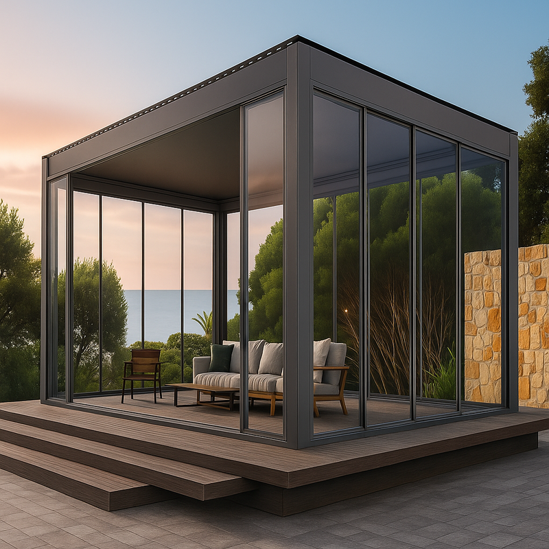 VetroHaus Panorama Glass Pavilion