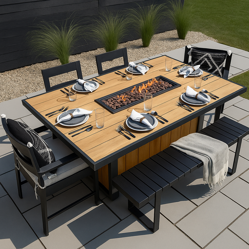 EmberCove Timberline 60 Gas Fire Table