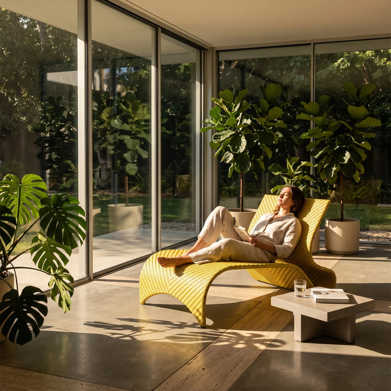KANNOA Maui Leisure Chair - Citrine Yellow