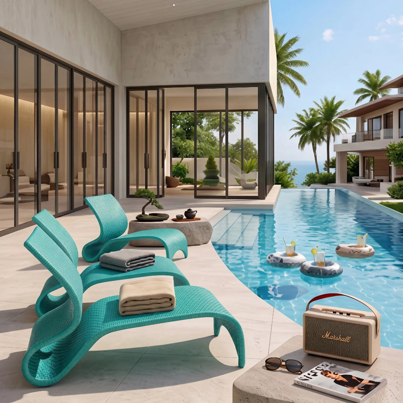 KANNOA Maui Leisure Chair - Aquamarine