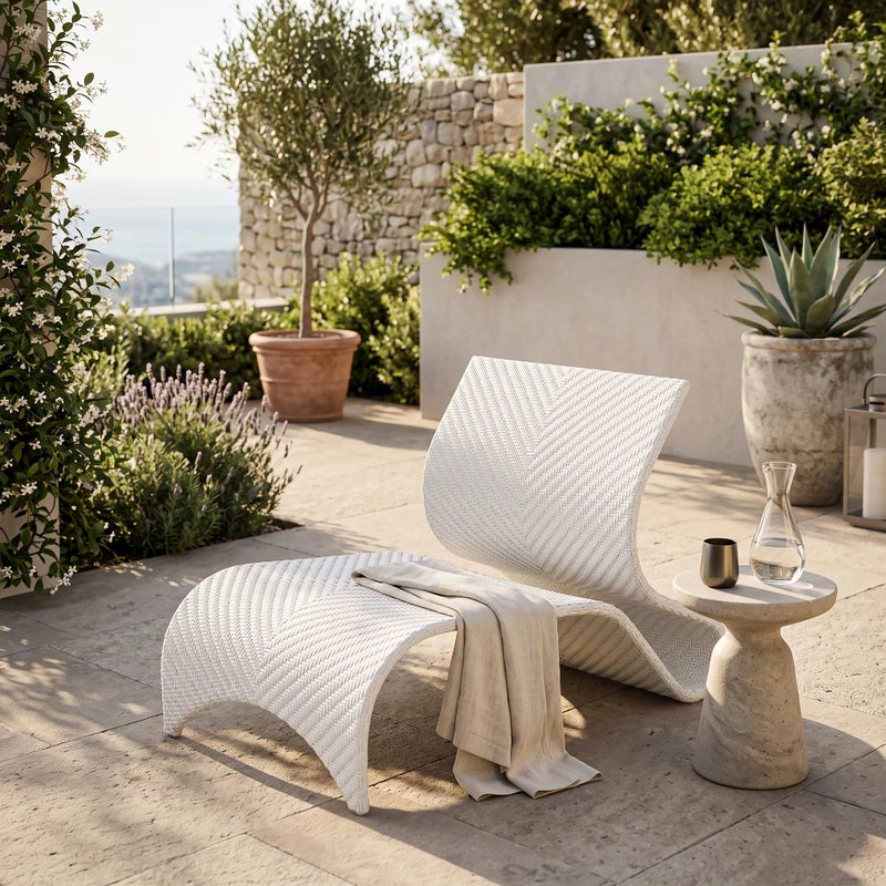 KANNOA Maui Leisure Chair - White