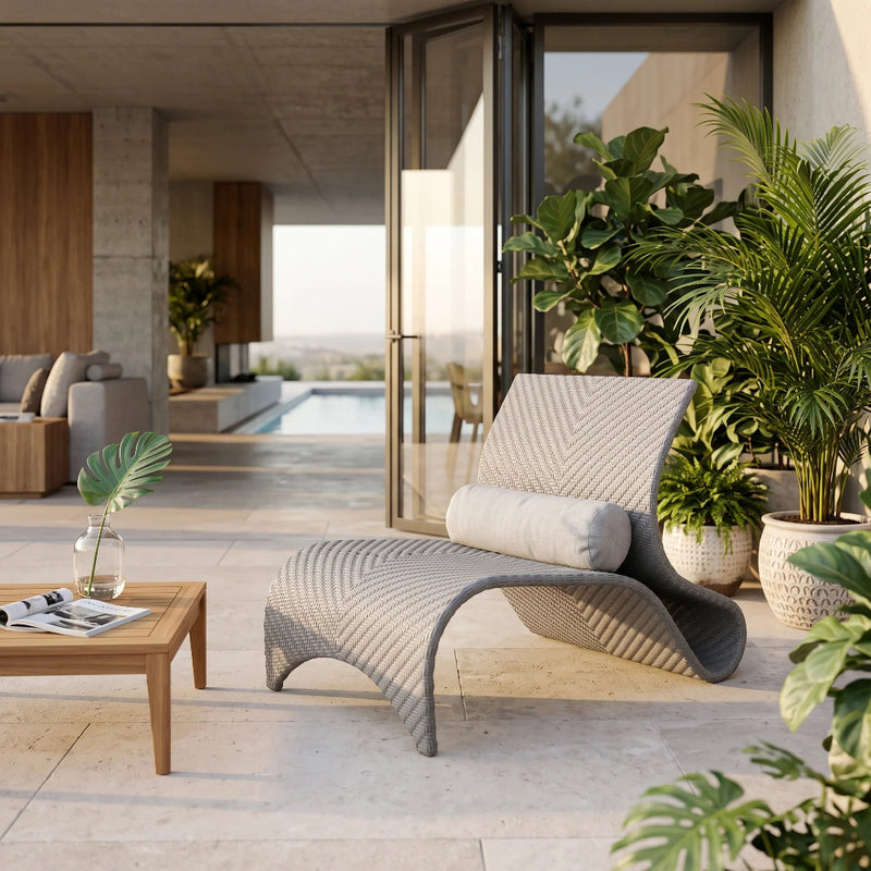 KANNOA Maui Leisure Chair - Silver