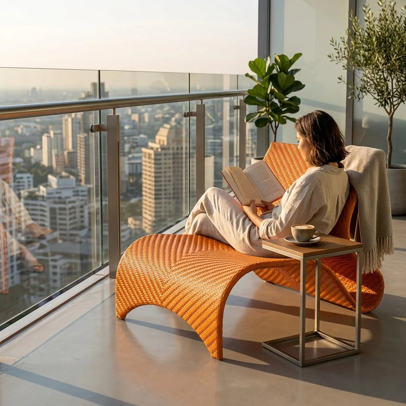 KANNOA Maui Leisure Chair - Topaz orange