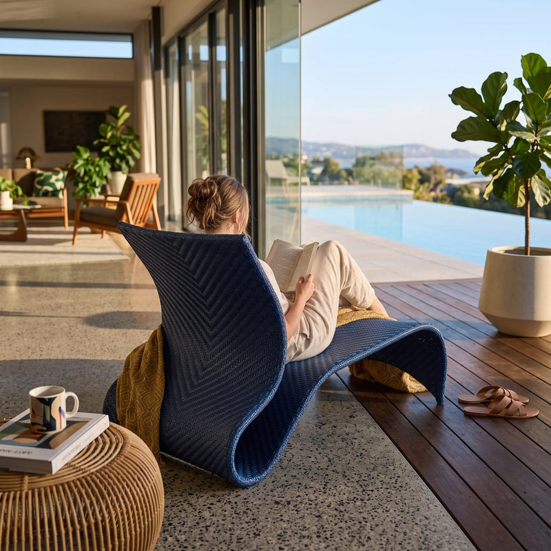 KANNOA Maui Leisure Chair - Sapphire Blue