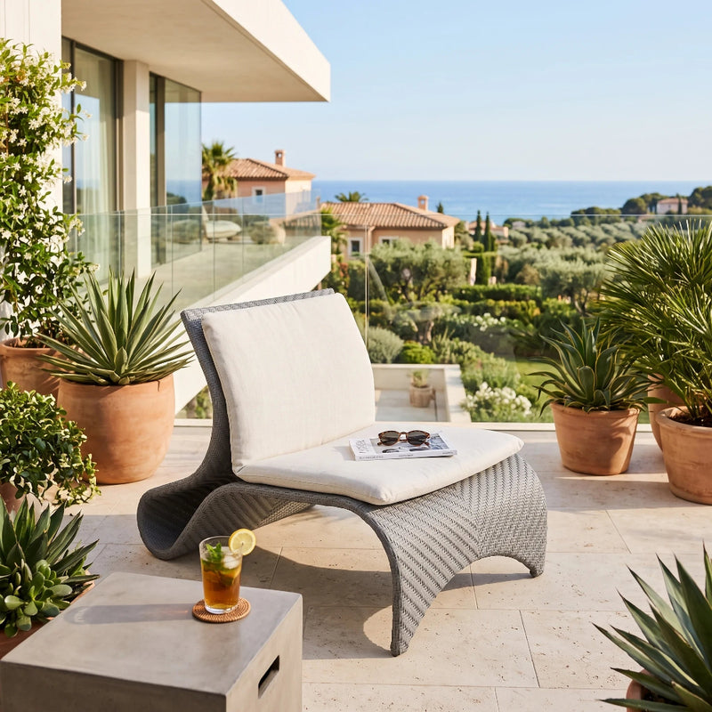 KANNOA Maui Leisure Chair - Silver