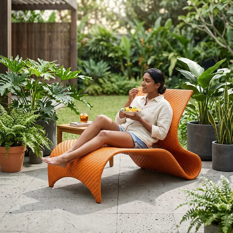 KANNOA Maui Leisure Chair - Topaz orange