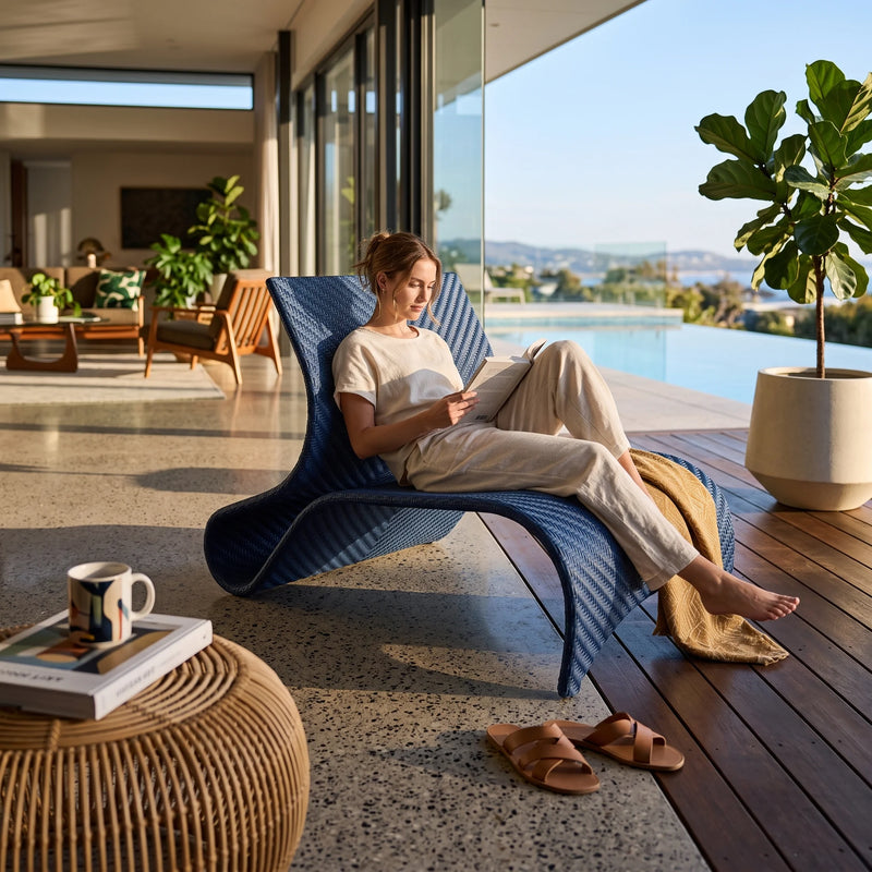 KANNOA Maui Leisure Chair - Sapphire Blue