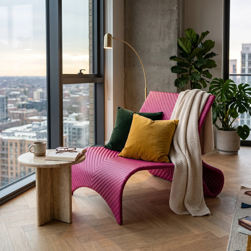KANNOA Maui Leisure Chair - Ruby Fuschia