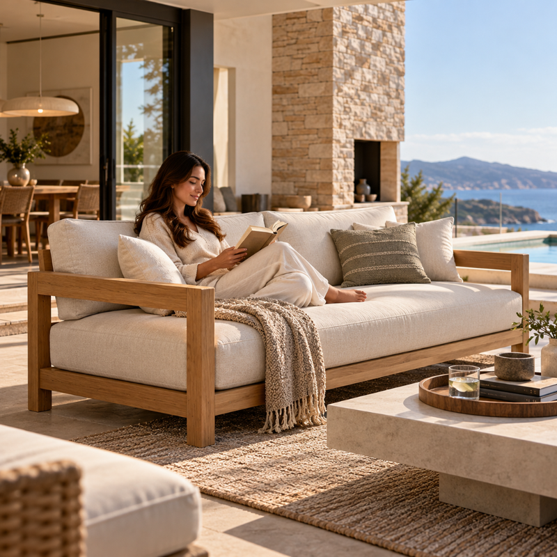 Anderson Teak Smyrna 3-Seater Sofa