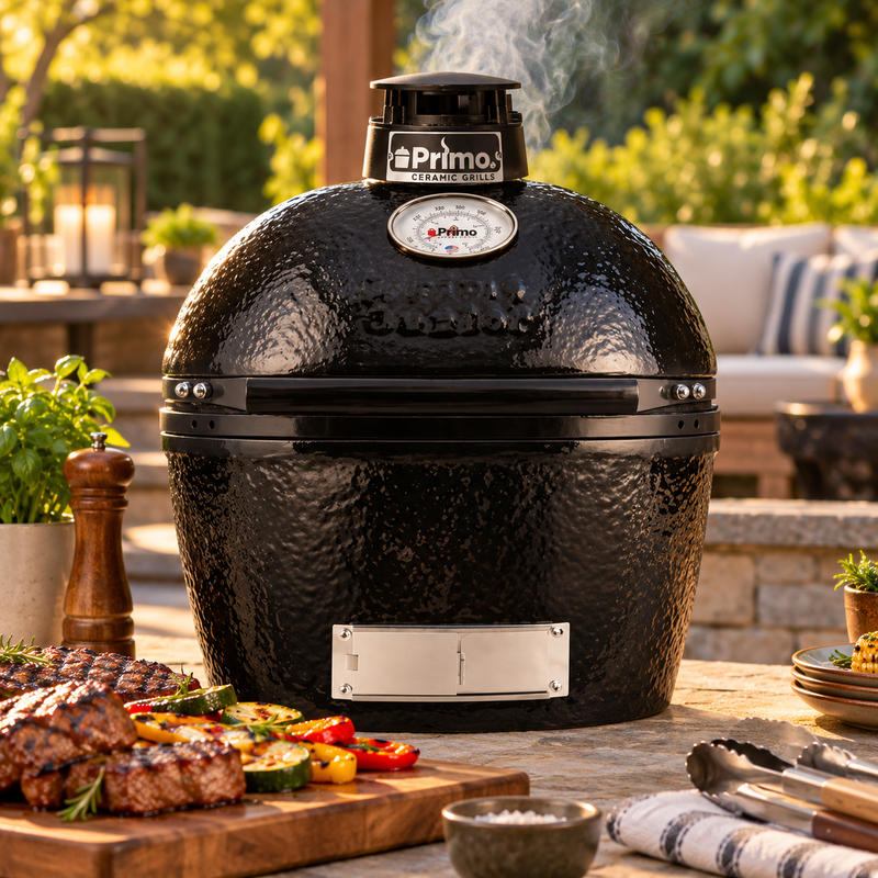 Primo Oval Junior 200 Ceramic Charcoal Grill