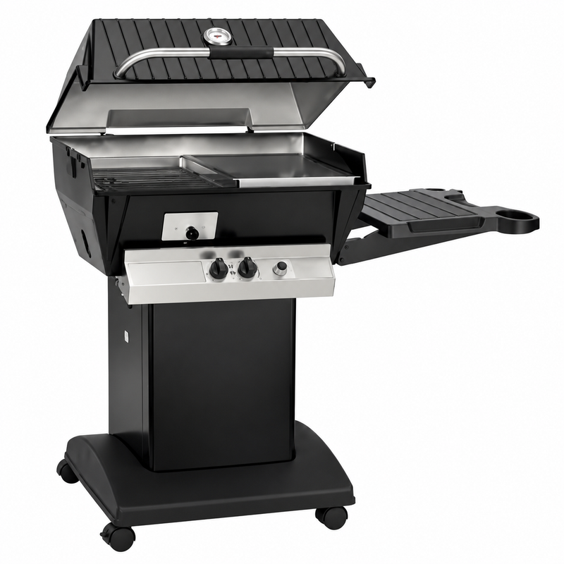 Broilmaster Q3X Premium Slow Cooker Gas Grill Cart Package