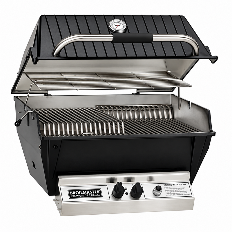 Broilmaster Q3X Slow Cooker Series Oval Burner Gas Grill (Head Only)