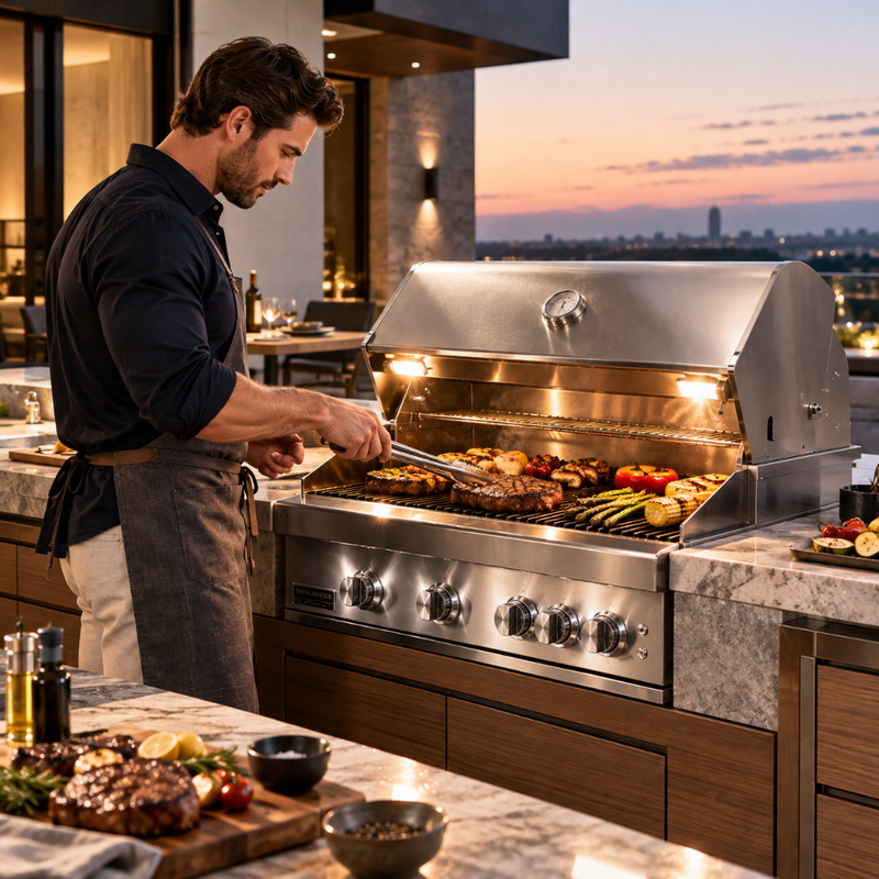 Broilmaster B-Series 32" Marine Grade Gas Grill