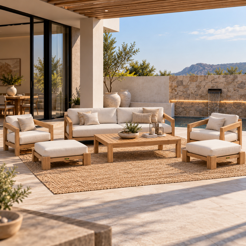 Anderson Teak SET-853 Smyrna Deep Seating Set