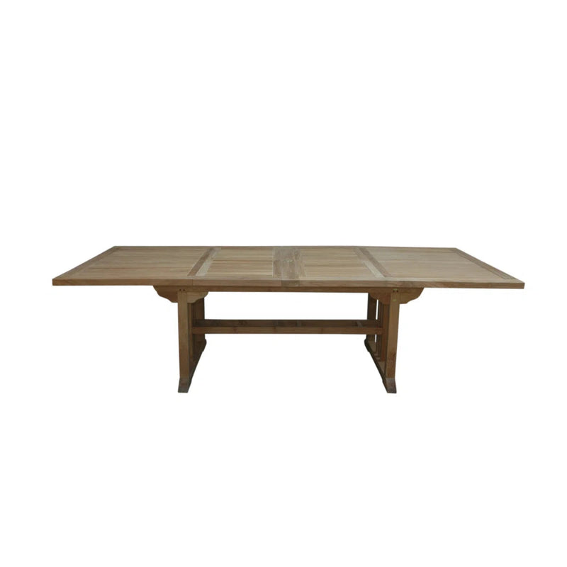 Anderson Teak Sahara 106" Rectangular Double Extension Dining Table