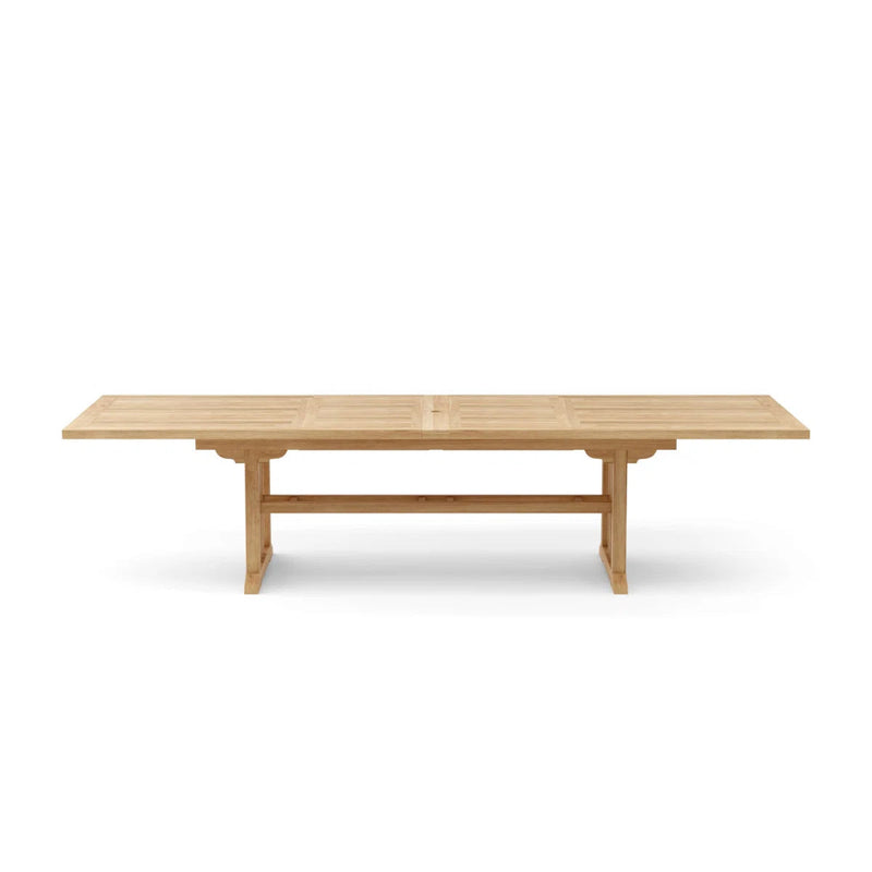 Anderson Teak Sahara 106" Rectangular Double Extension Dining Table