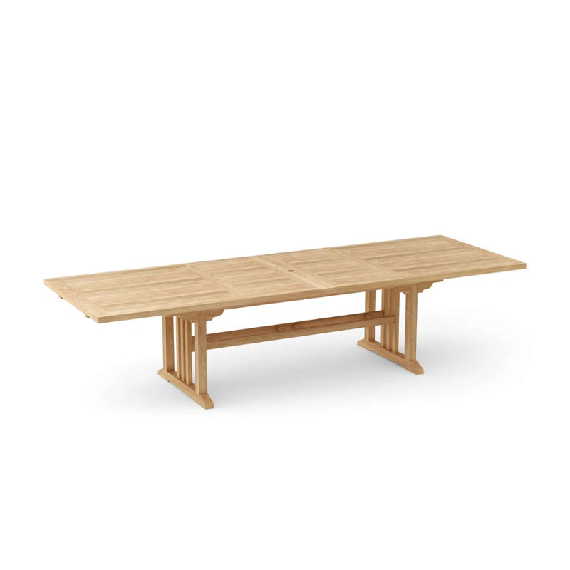 Anderson Teak Sahara 106" Rectangular Double Extension Dining Table