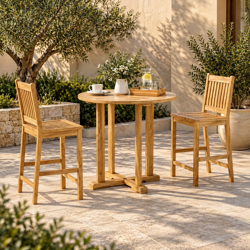 Anderson Teak Bahama Avalon 3-Pc Bar Set SET-09A