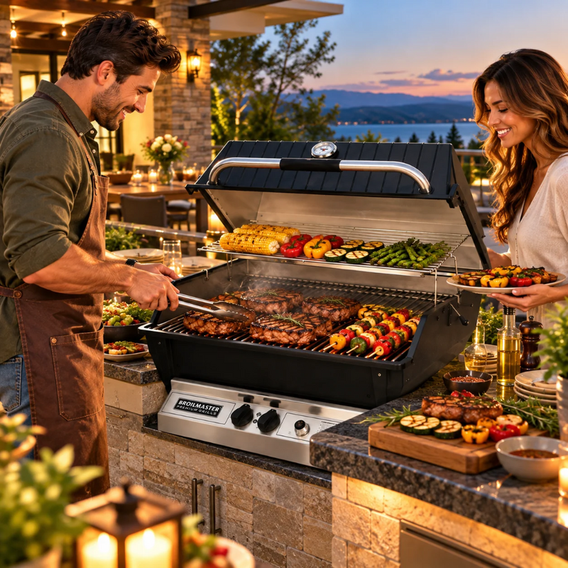 Broilmaster P4XF Premium Gas Grill Head