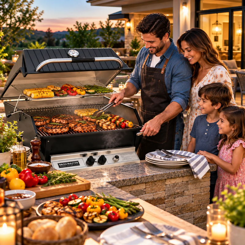 Broilmaster P4XF Premium Gas Grill Head