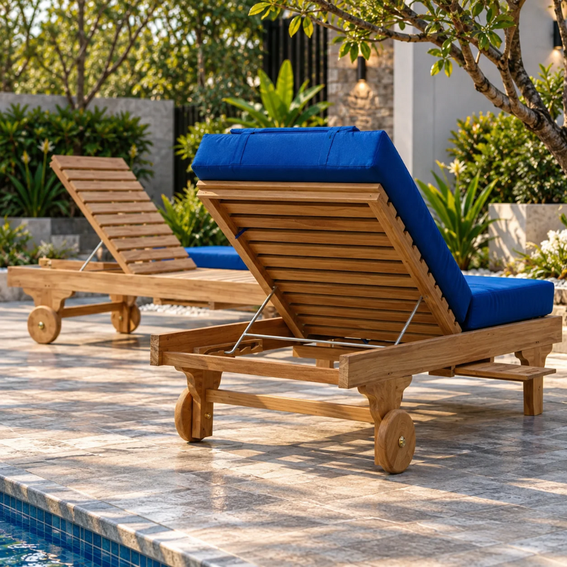Anderson Teak Capri New Sun Lounger
