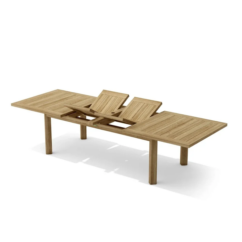 Anderson Teak Chelsea 13-Piece Double Extension Outdoor Dining Set