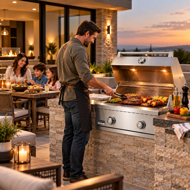 Broilmaster B-Series 25-Inch Stainless Steel Built-In Gas Grill