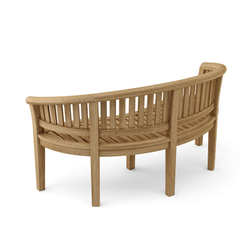 Anderson Teak Curve 3-Seater Extra Thick Bench