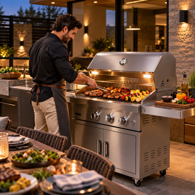 Broilmaster B-Series 25-Inch Freestanding Gas Grill