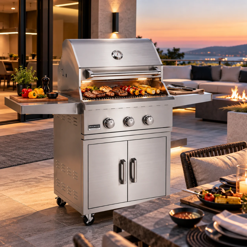Broilmaster B-Series 25-Inch Freestanding Gas Grill
