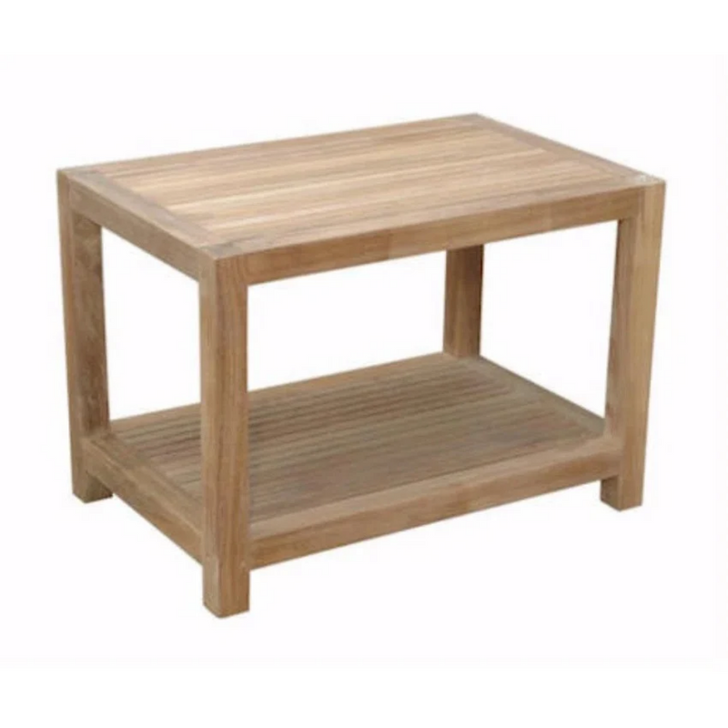 Anderson Teak Windsor Outdoor Teak 2-Tier Side Table
