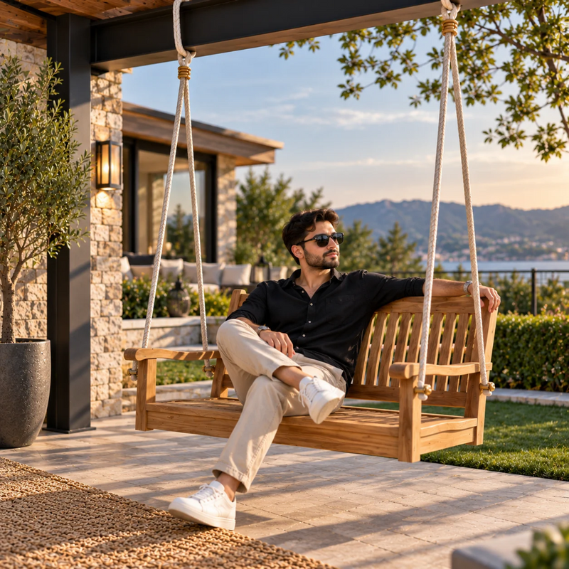 Anderson Teak Del-Amo 36" Straight Swing Bench