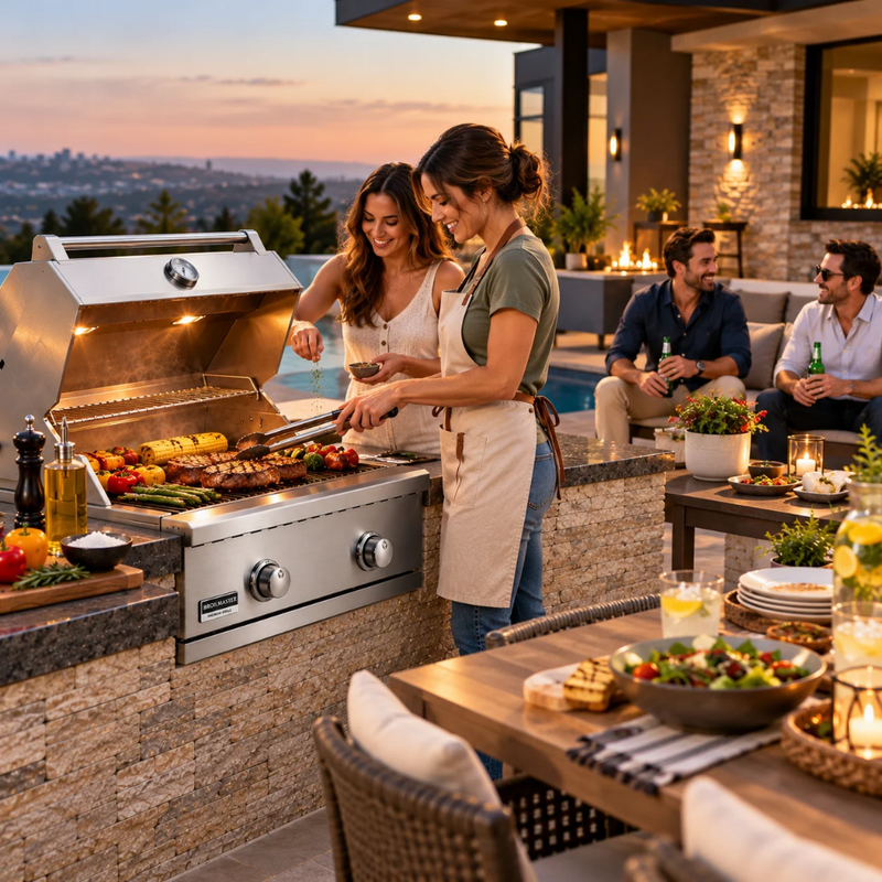 Broilmaster B-Series 25-Inch Stainless Steel Built-In Gas Grill