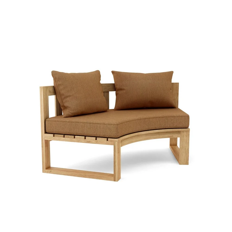Anderson Teak Natsepa 8-Piece Modular Outdoor Sectional Sofa Set