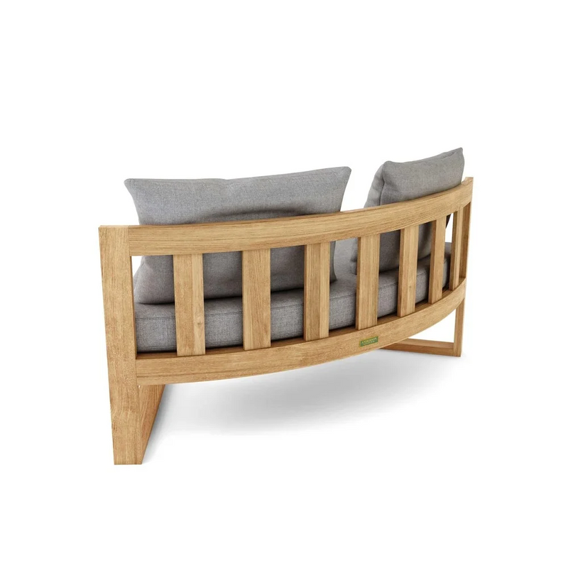Anderson Teak Circular Modular 5-Piece Outdoor Sectional Sofa Set