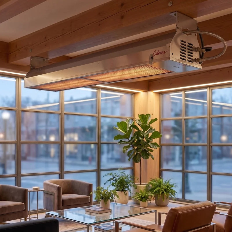 Calcana Overhead Mounting Horizontal Stainless Steel 5' & 10' Heater
