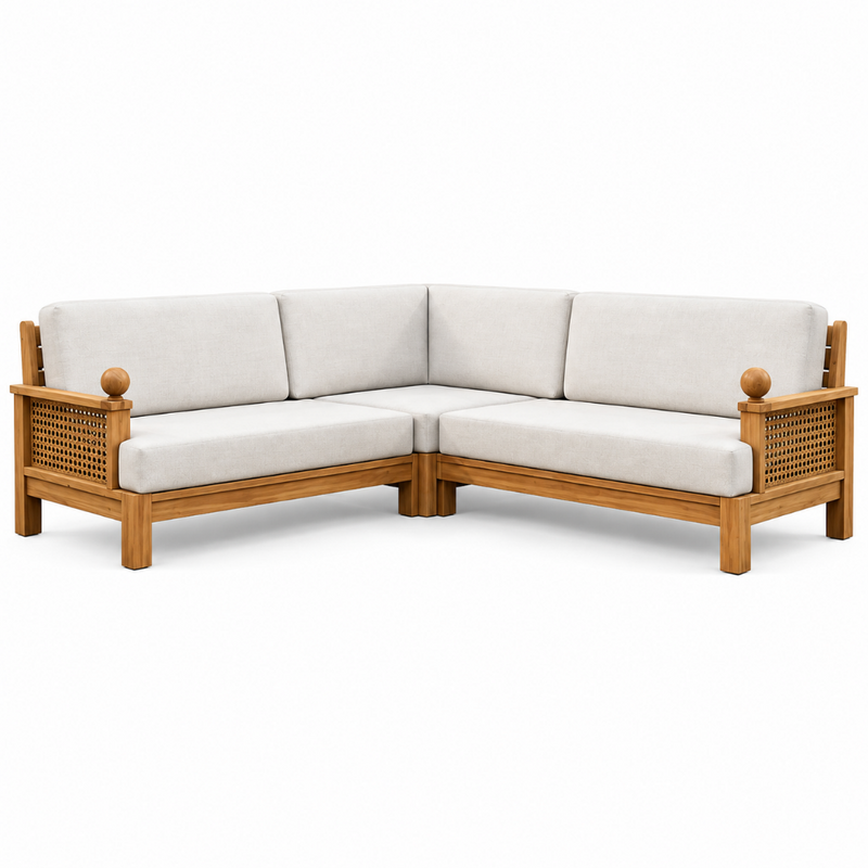 Anderson Teak Luxe Modular Deep Seating Collection 5-Piece Set